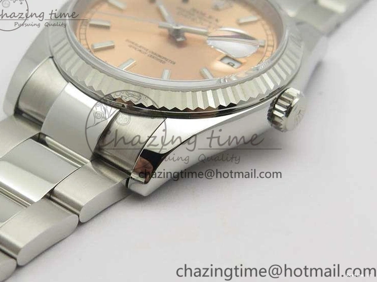 1217 DateJust 36mm SS 116234 ARF 1:1 Best Edition Pink Dial Stick Markers On 904L SS Oyster Bracelet SA MultiPurpose 3568